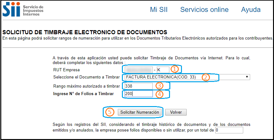 Facturación electrónica SII