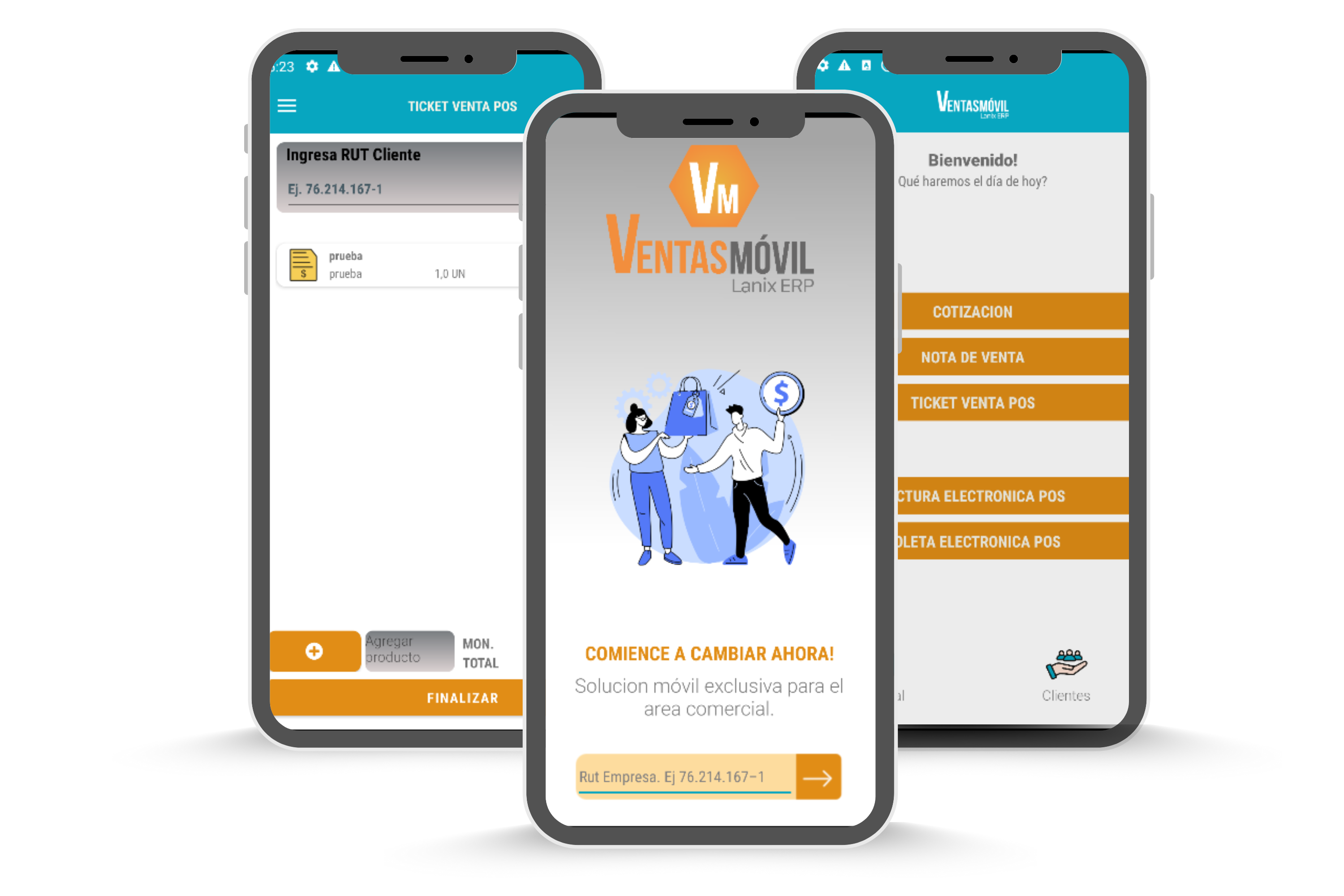 LanixERP ventas movil